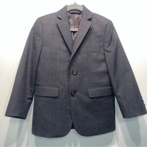 Lauren Ralph Lauren Boys Solid Suit Jacket Medium Gray Size 6 Wedding Easter